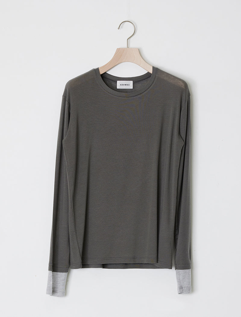 ULTRA SOFT GAUZE CREW-NECK