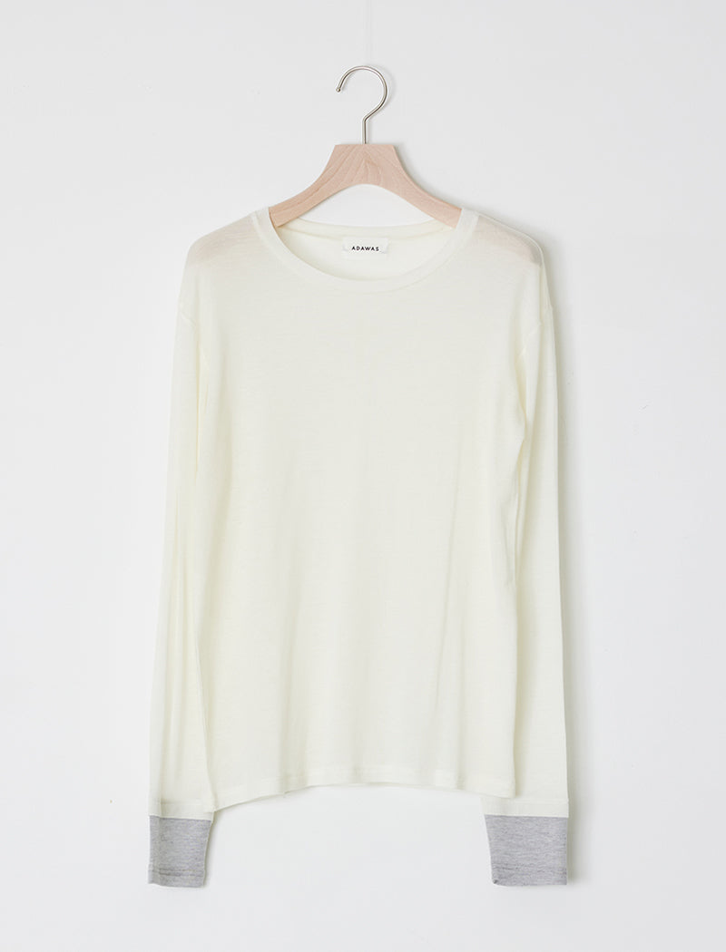 ULTRA SOFT GAUZE CREW-NECK