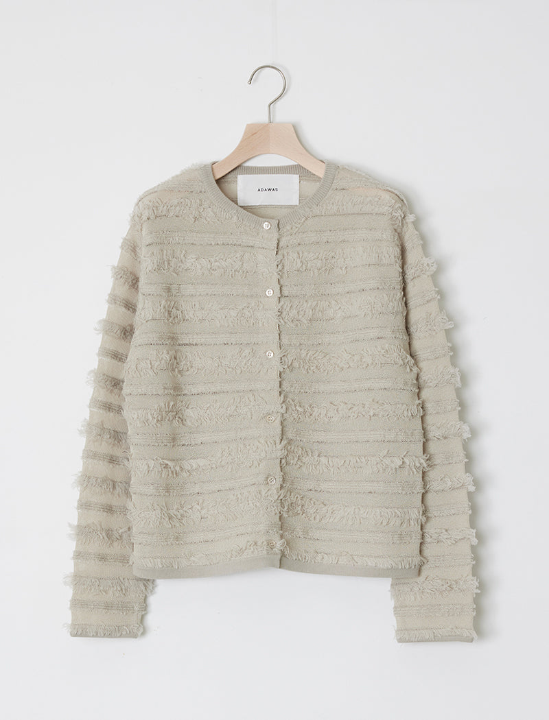 FRINGE KNIT CARDIGAN