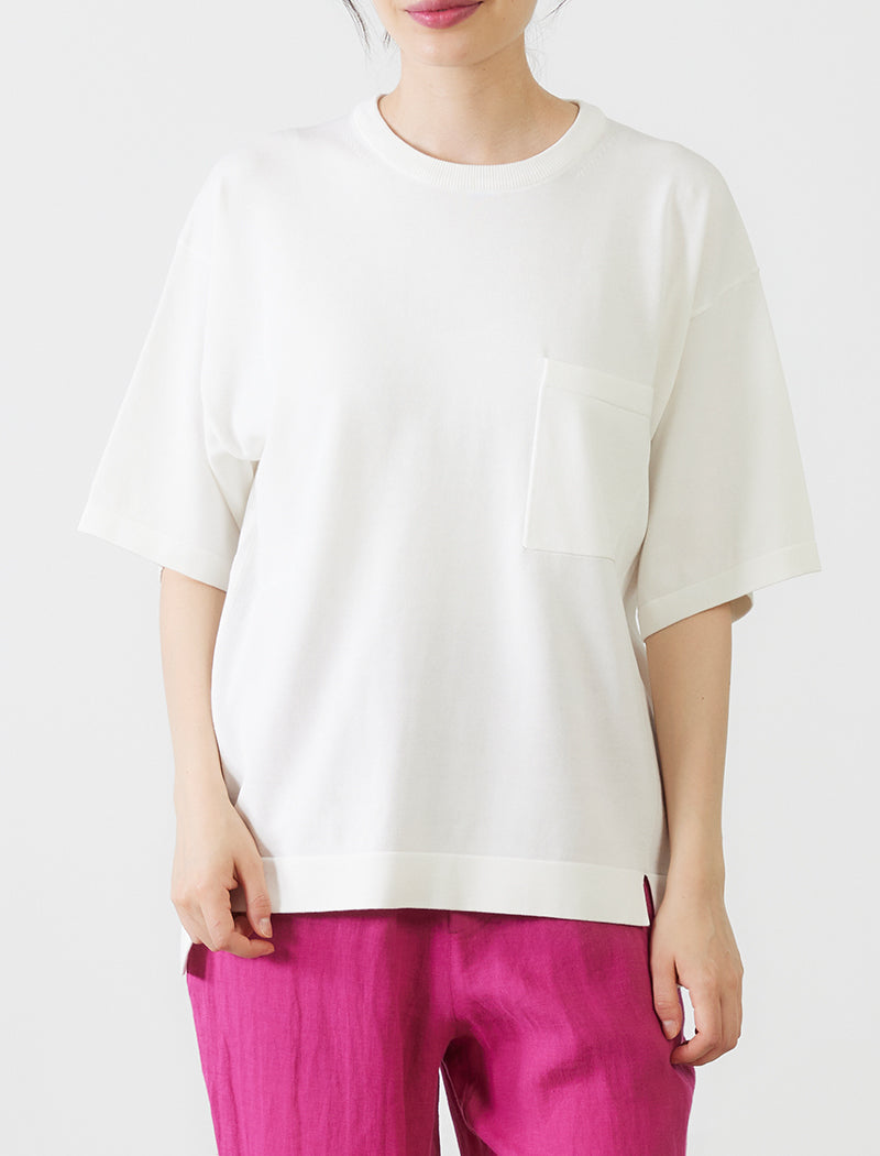 ORGANIC COTTON KNIT TEE