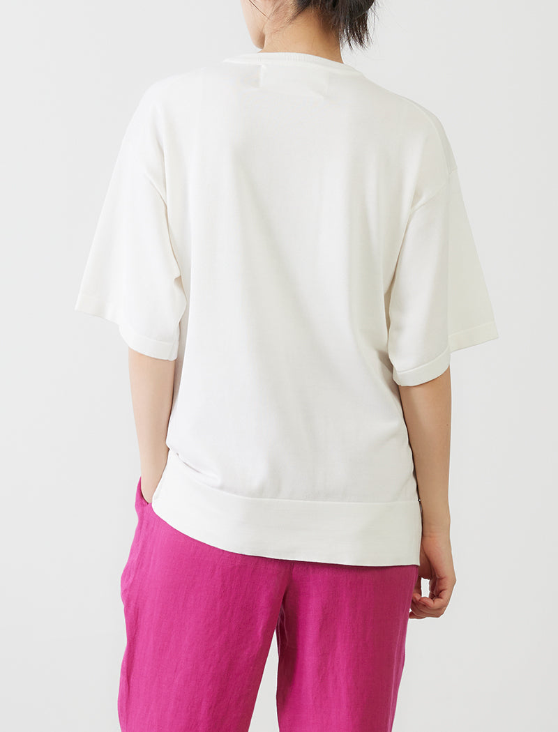 ORGANIC COTTON KNIT TEE