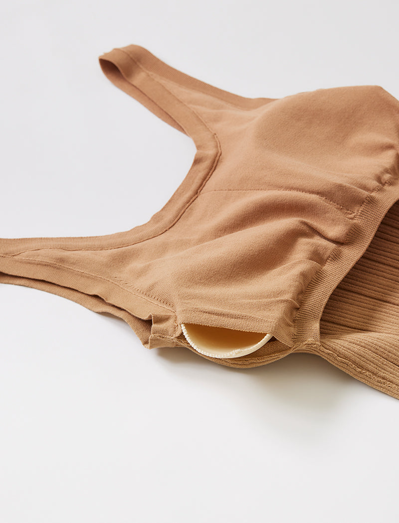 PLEATED STITCH TANK TOP