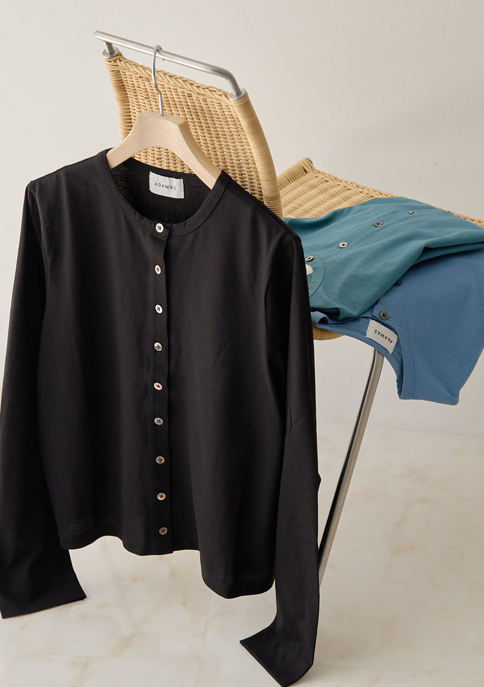 ADAWAS DRY JERSEY CARDIGAN|ひんやり心地よい上品カーディガン