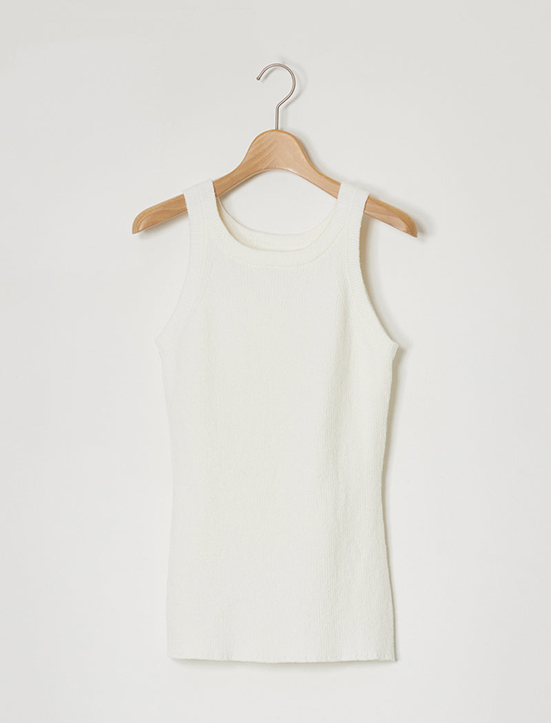 RIB-KNIT TANK TOP