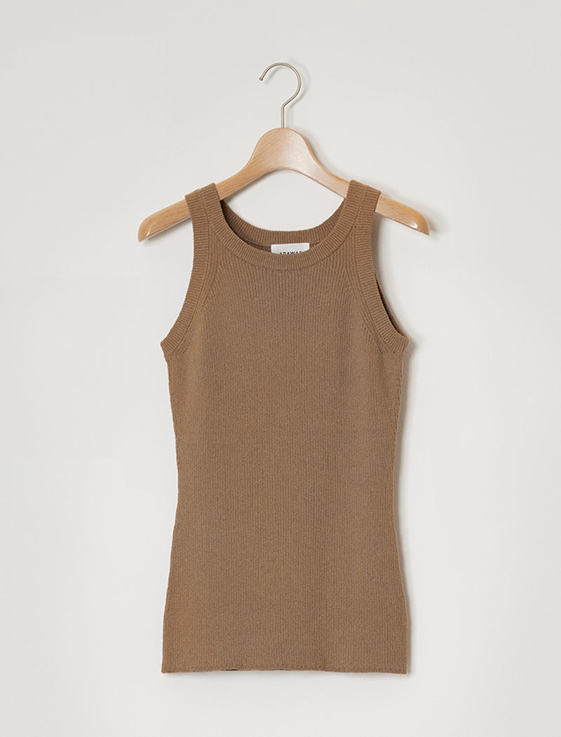 RIB-KNIT TANK TOP