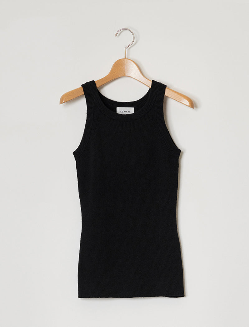 RIB-KNIT TANK TOP