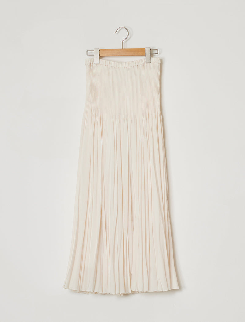 DOUBLE PLEATED SKIRT
