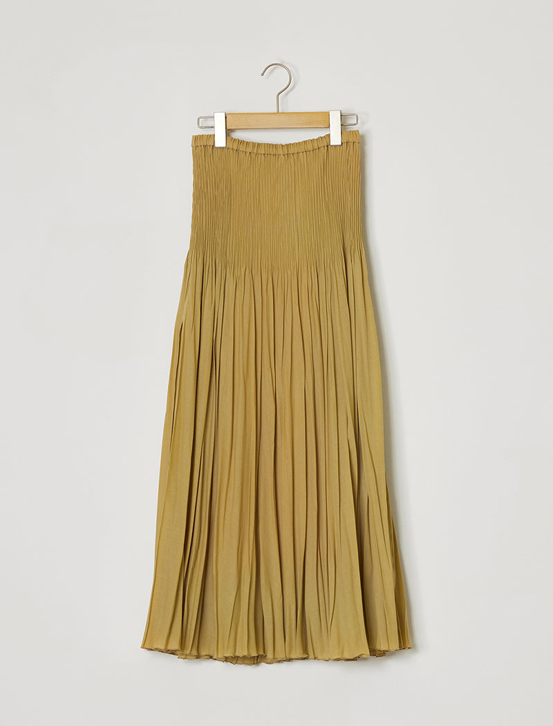 DOUBLE PLEATED SKIRT