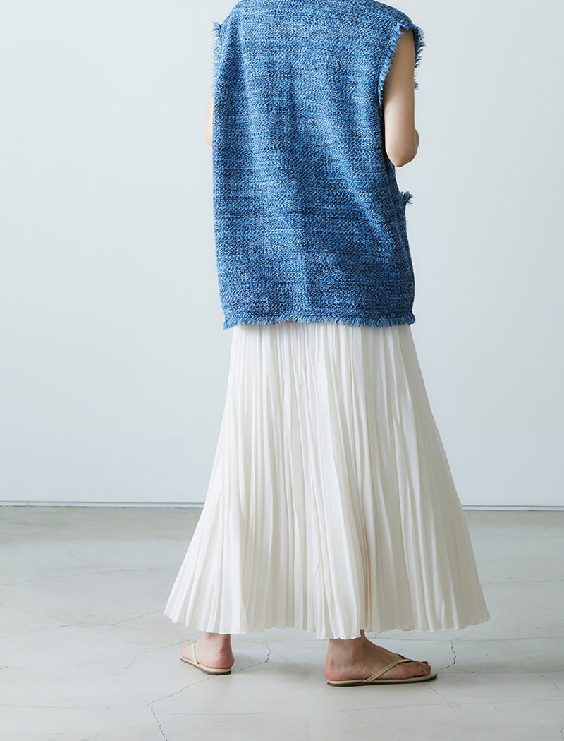 DOUBLE PLEATED SKIRT