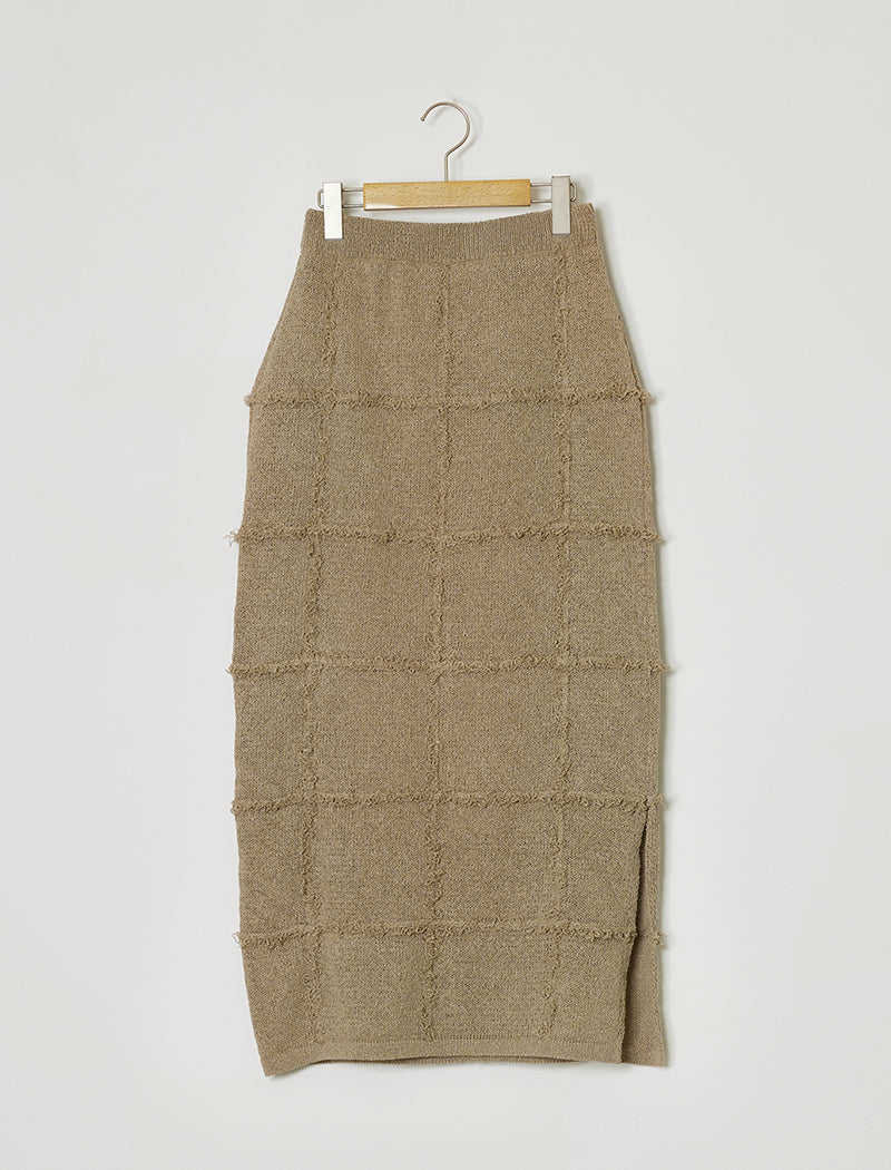 LOOP KNITTED SKIRT