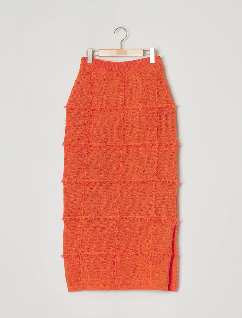 LOOP KNITTED SKIRT