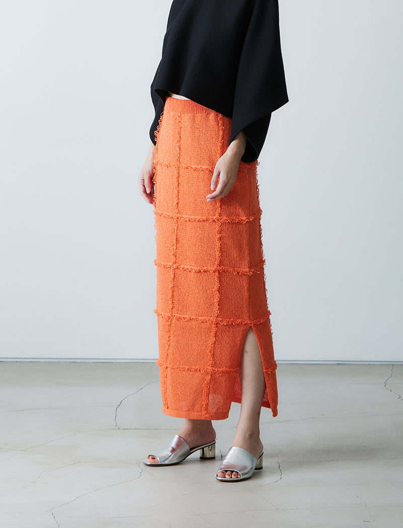 LOOP KNITTED SKIRT