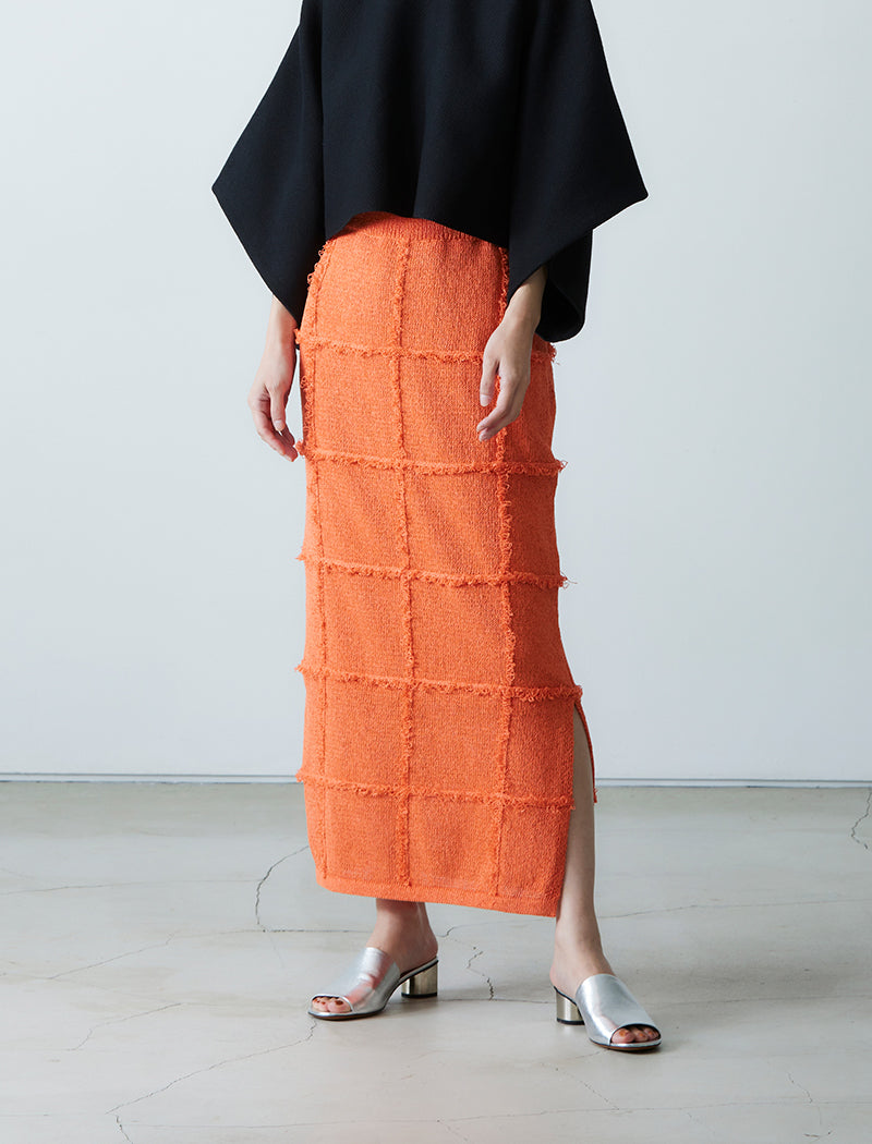 LOOP KNITTED SKIRT