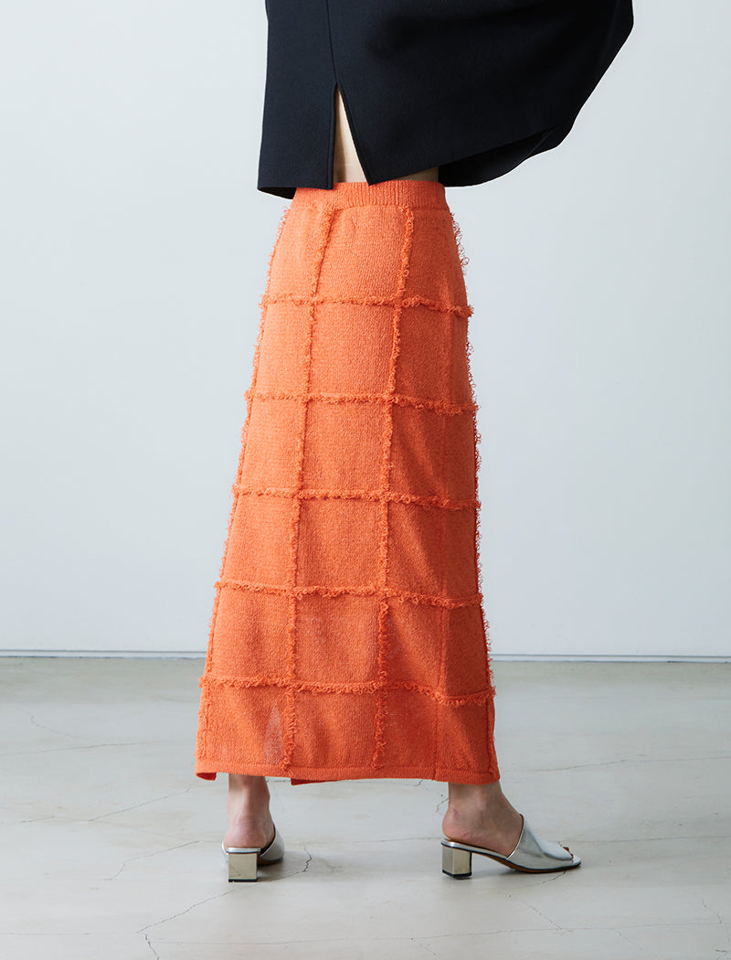 LOOP KNITTED SKIRT