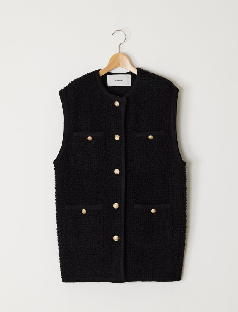 LOOP KNITTED VEST