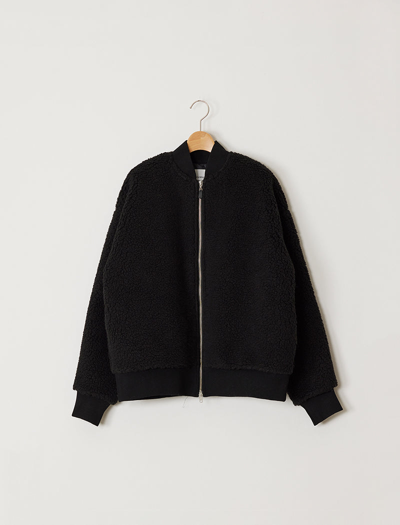 FAKE MOUTON BOMBER JACKET