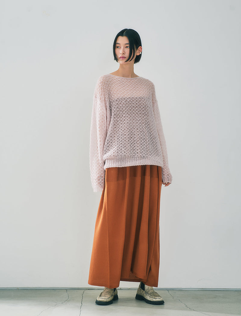 SEMI-SHEER MOHAIR TOP