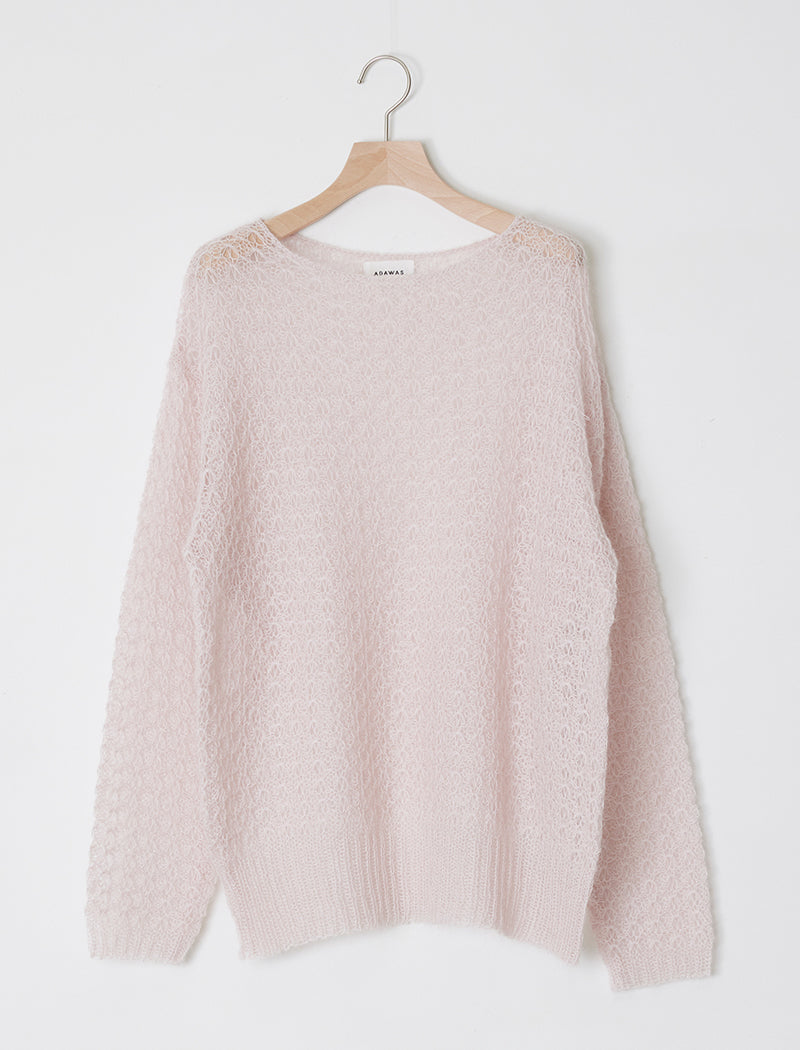 SEMI-SHEER MOHAIR TOP