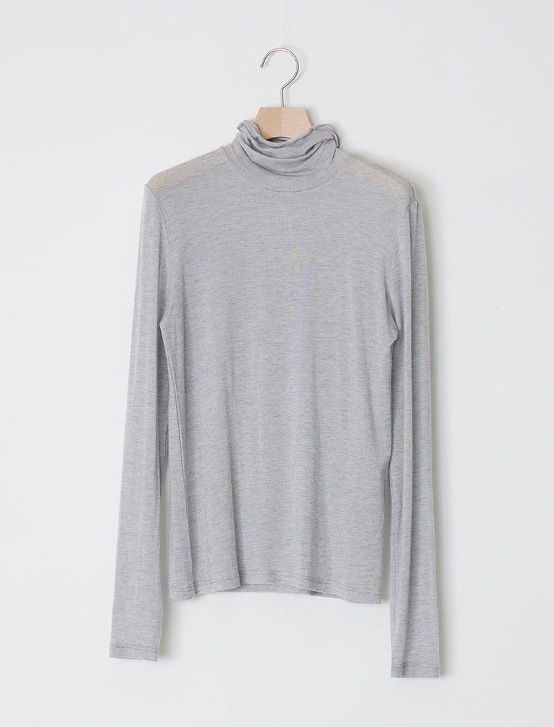 ULTRA SOFT GAUZE TURTLE-NECK