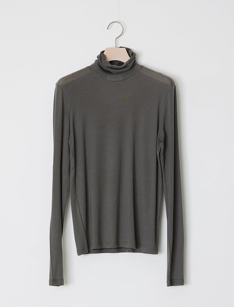ULTRA SOFT GAUZE TURTLE-NECK
