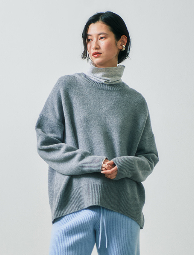 CASHMERE BLENDED TOP