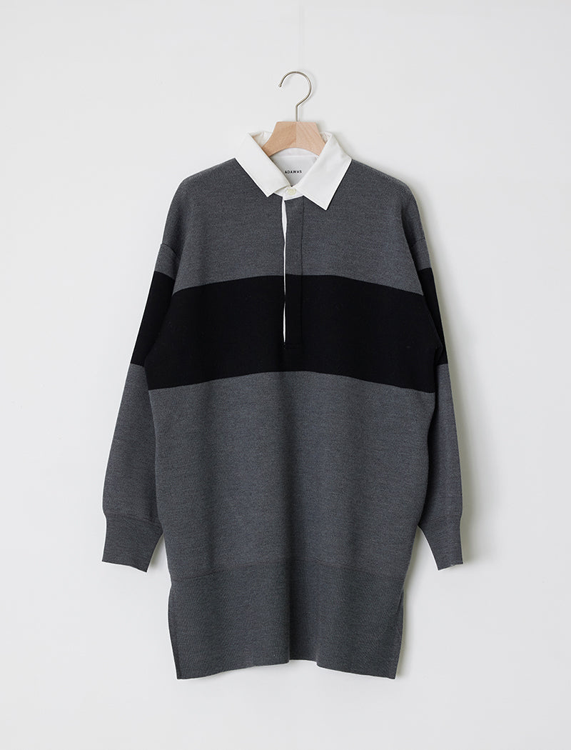 SMOOTH KNIT RUGBY SHIRT
