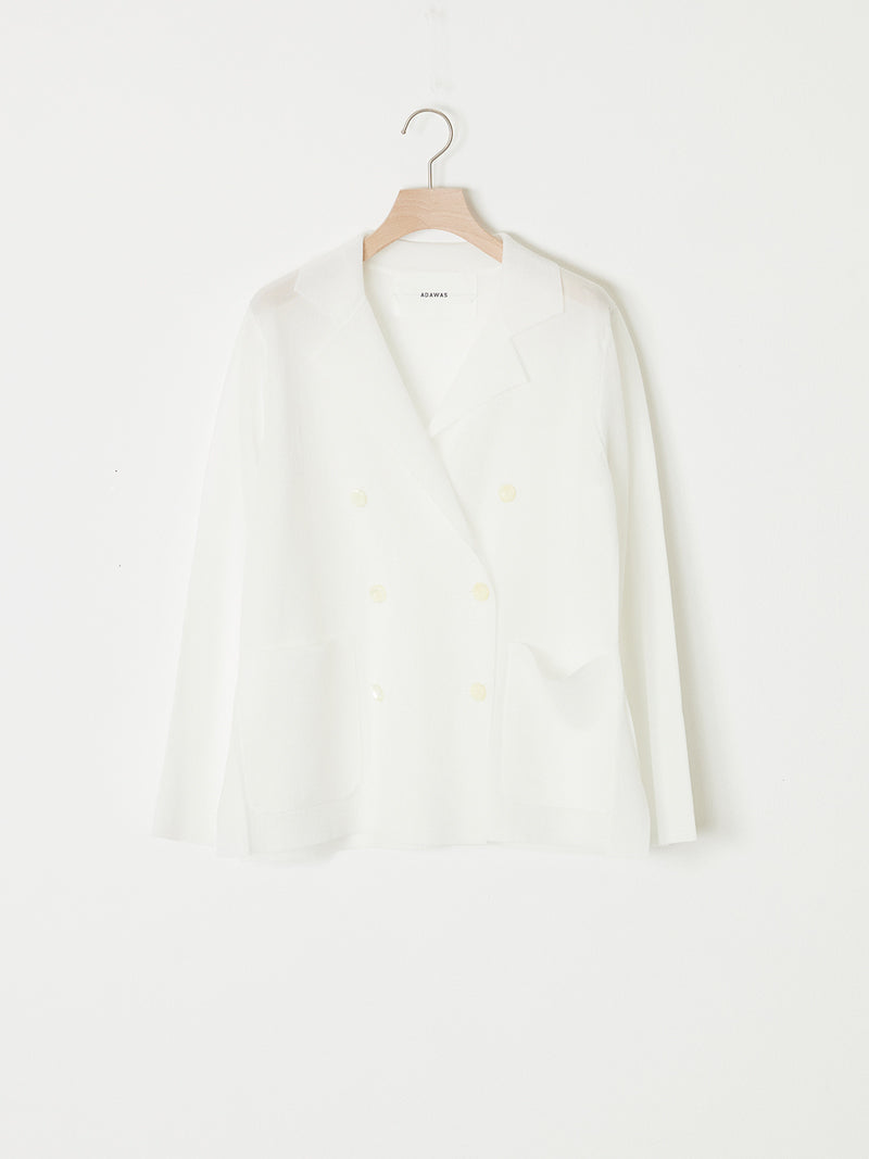 SEMI-SHEER KNIT JACKET