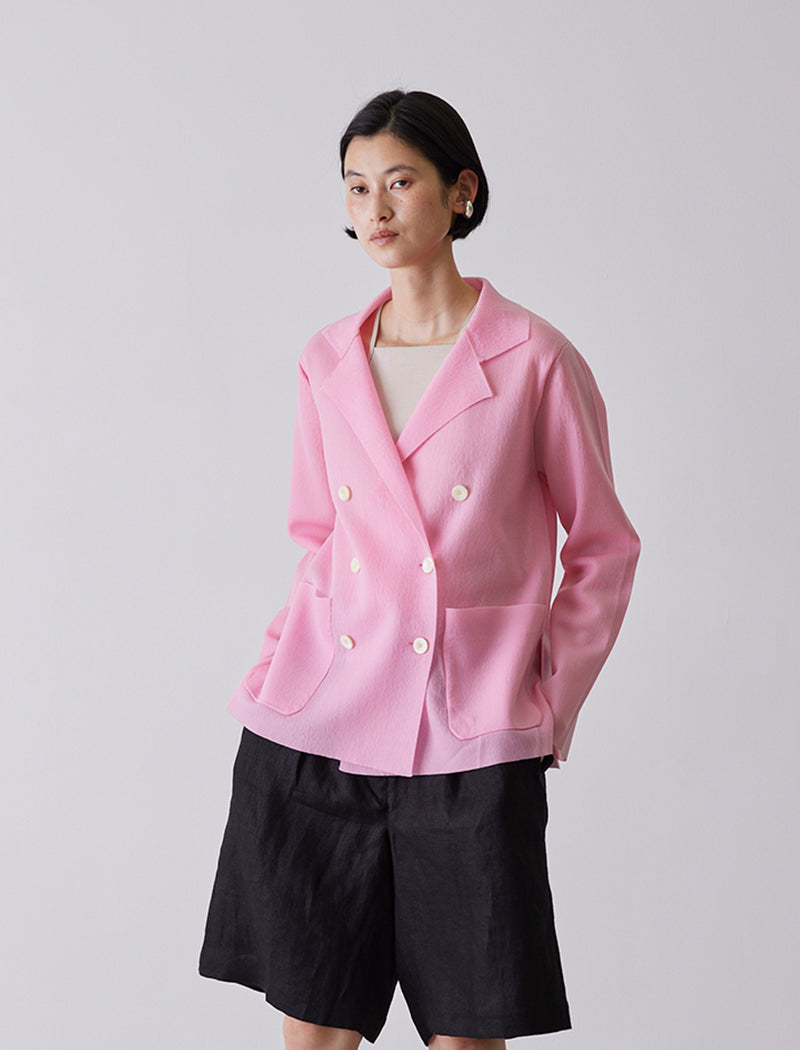 SEMI-SHEER KNIT JACKET