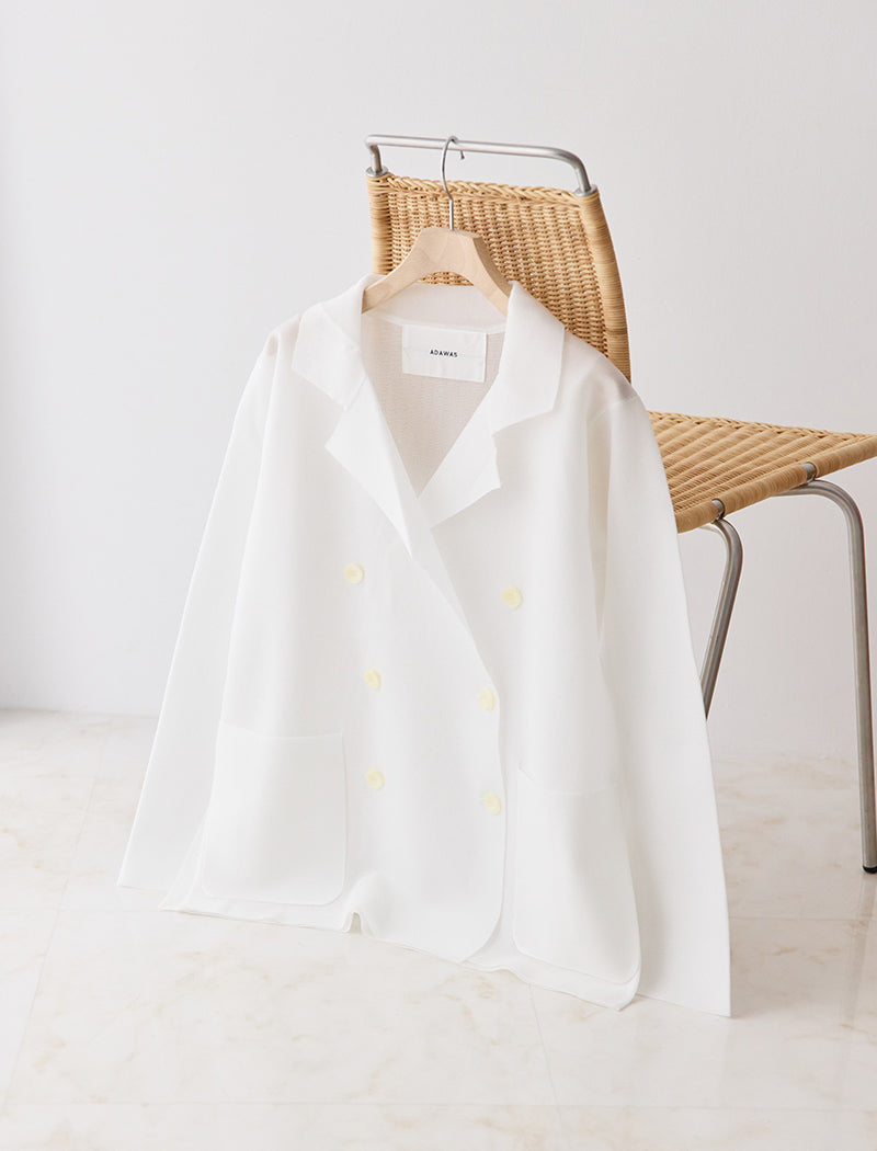 SEMI-SHEER KNIT JACKET