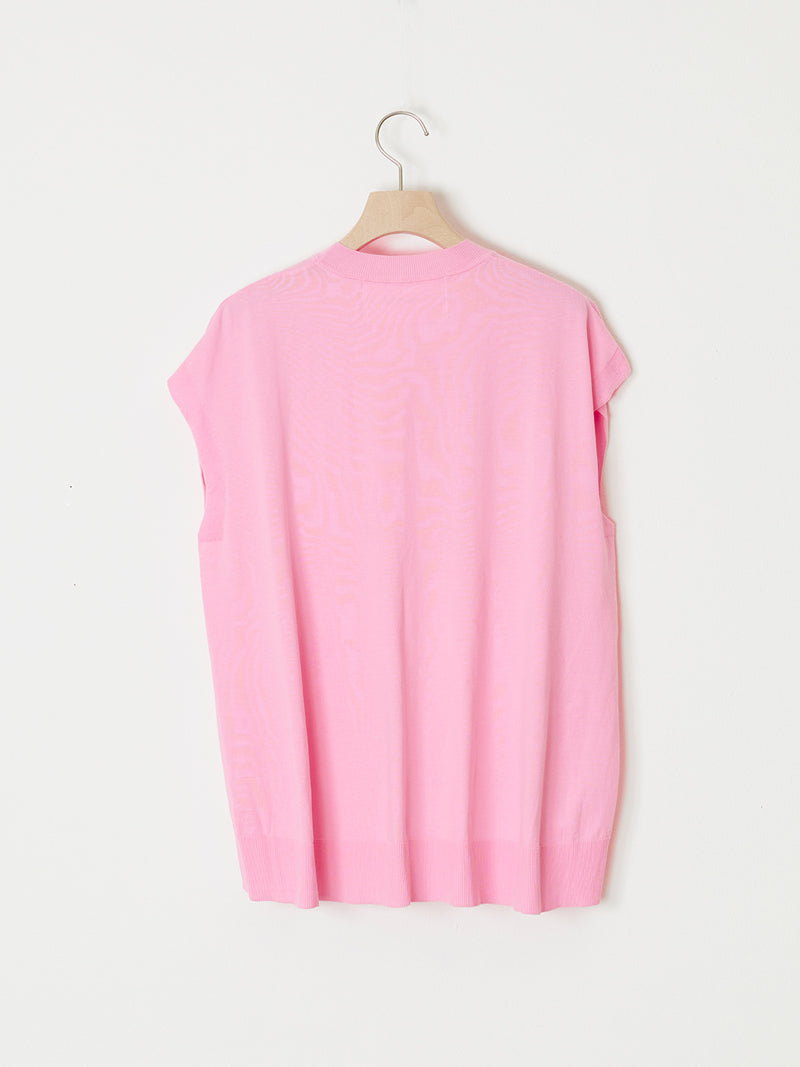 SUVIN COTTON SLEEVELESS TOP