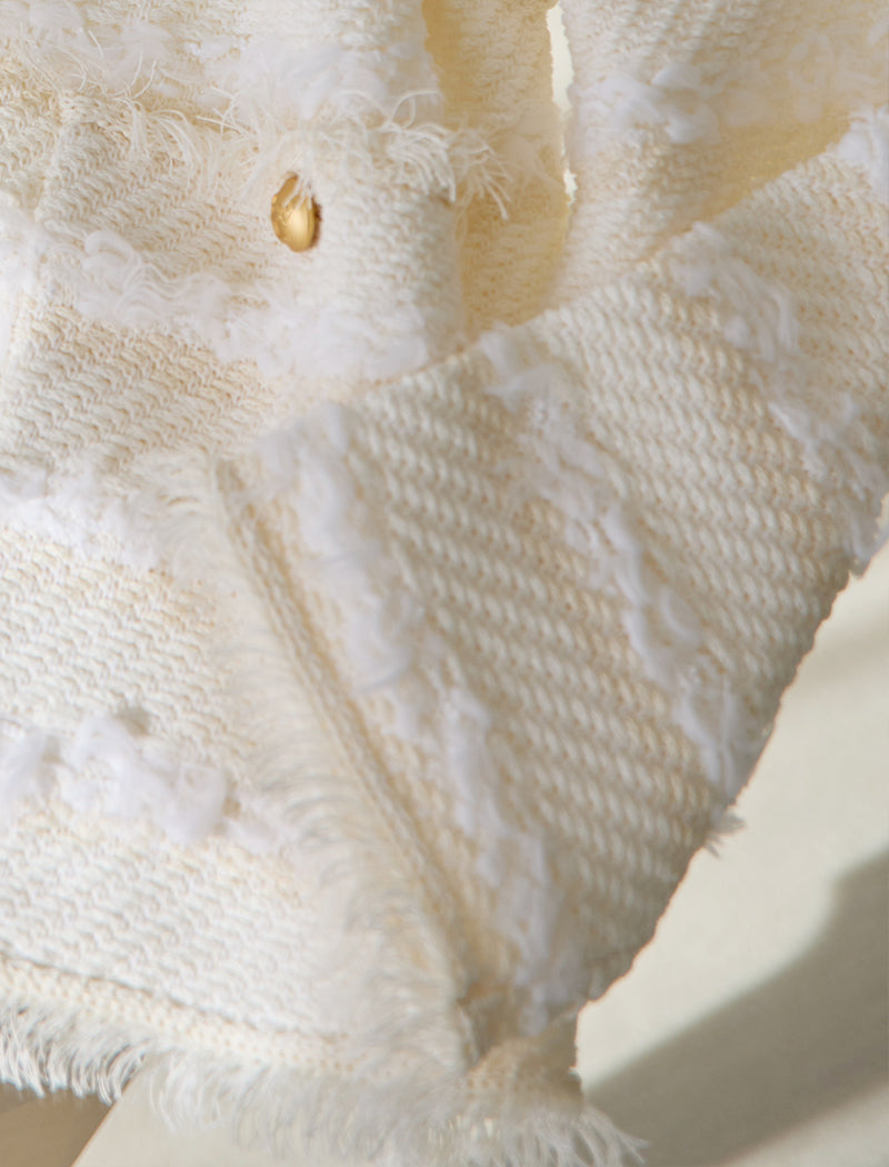 轻质粗花呢夹克