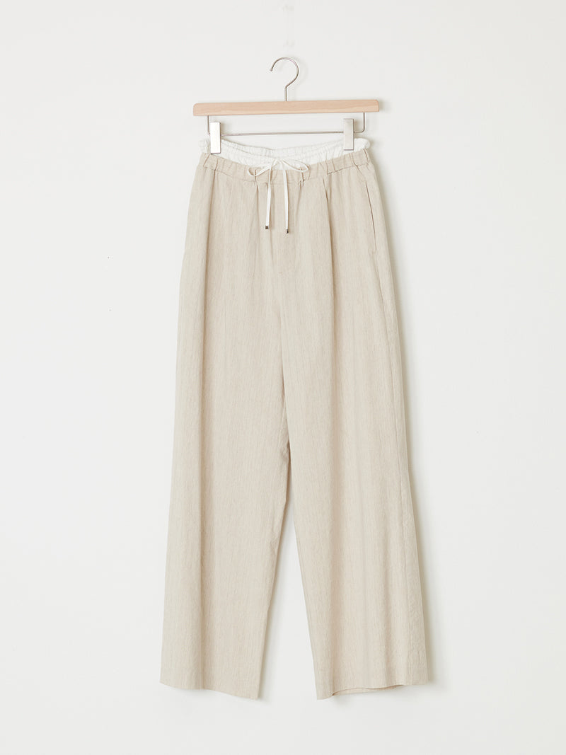 PIN-STRIPE LAYERED TROUSERS