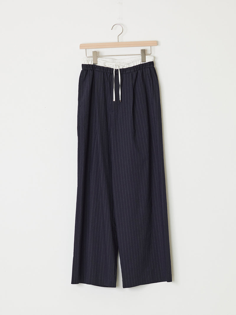 PIN-STRIPE LAYERED TROUSERS