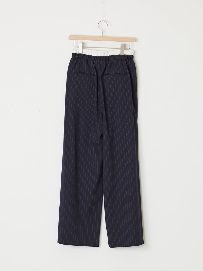 PIN-STRIPE LAYERED TROUSERS