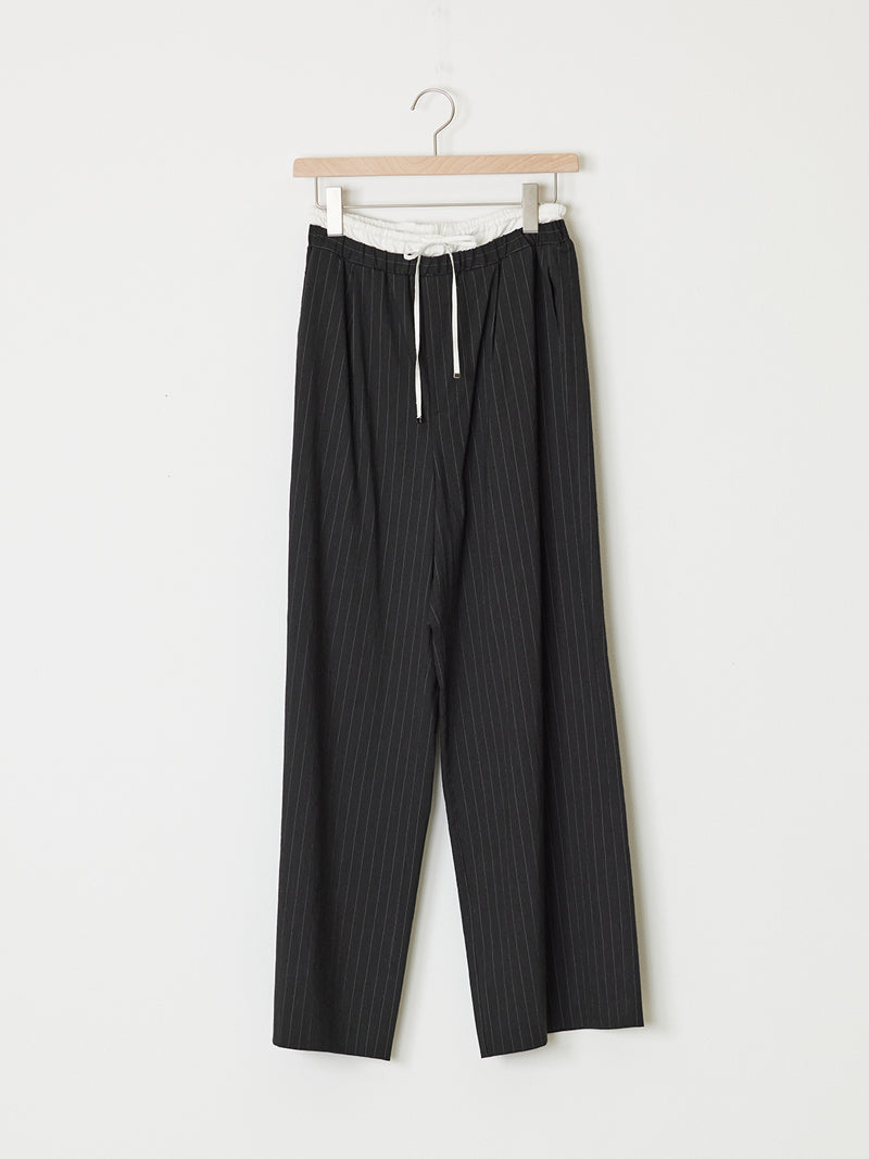 PIN-STRIPE LAYERED TROUSERS