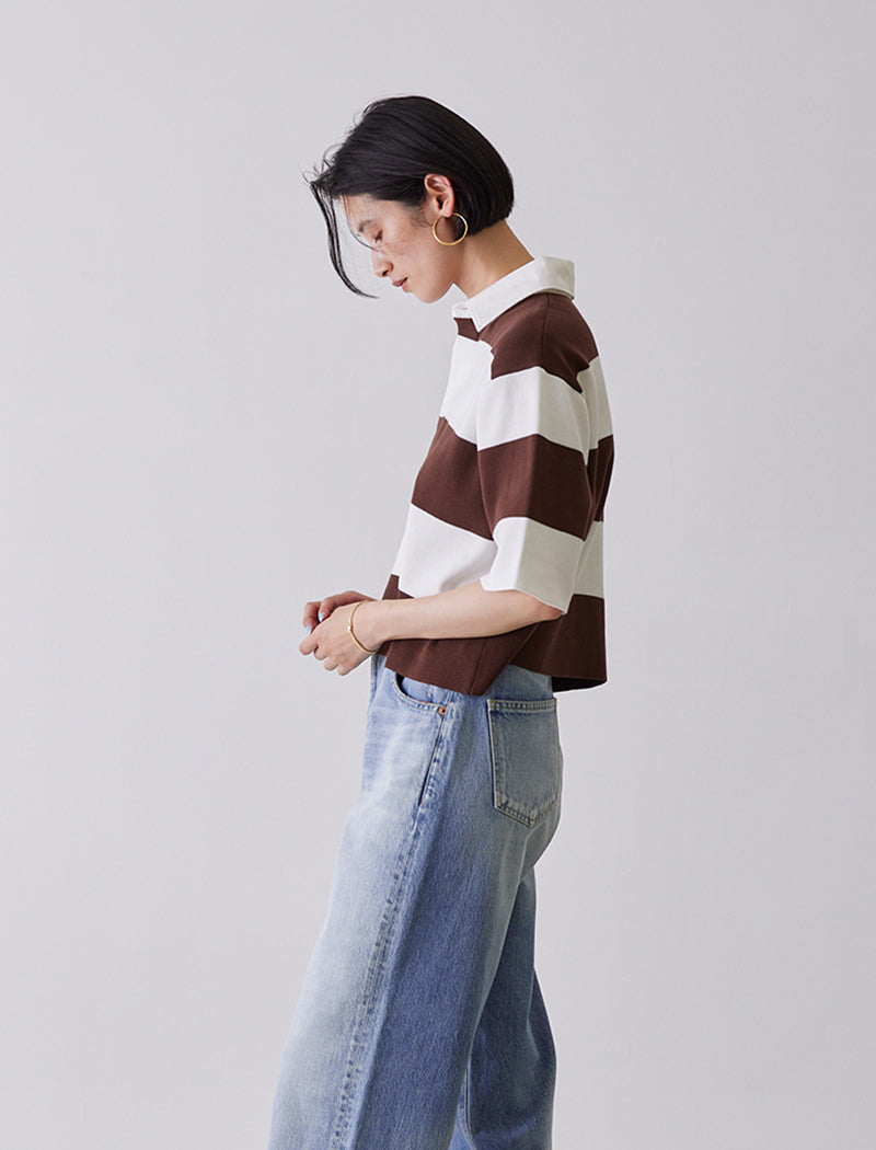 紧凑型棉质橄榄球衫