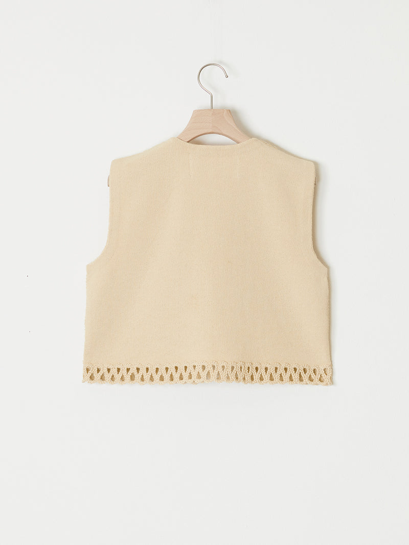 CORD EMBROIDERY VEST