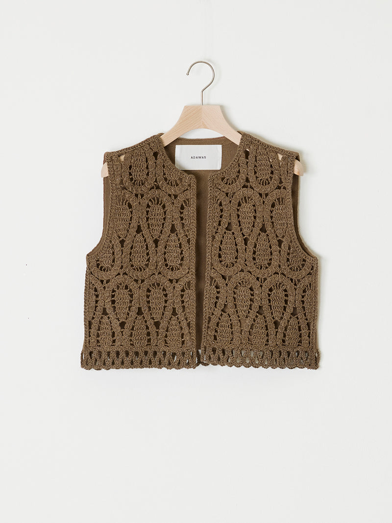 CORD EMBROIDERY VEST