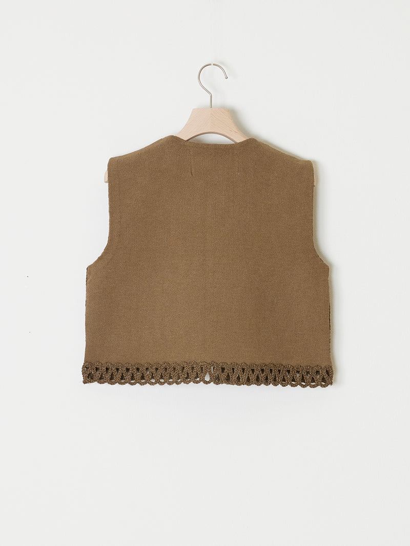 CORD EMBROIDERY VEST