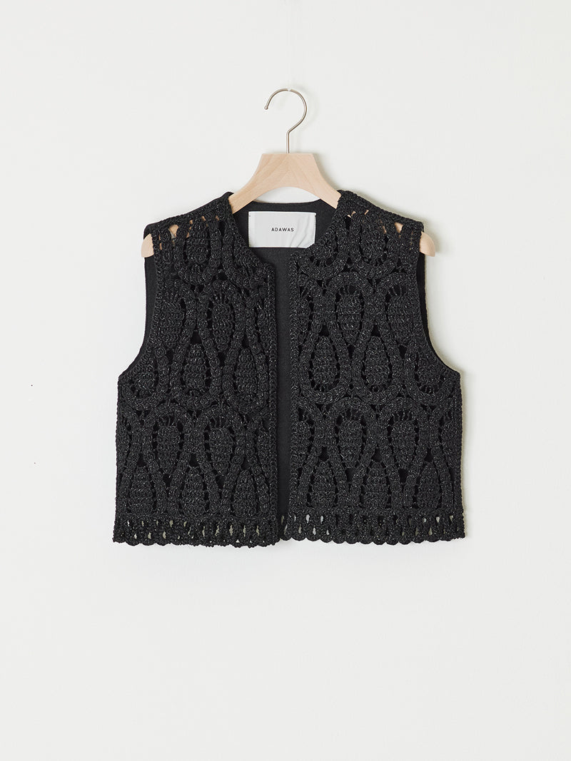 CORD EMBROIDERY VEST