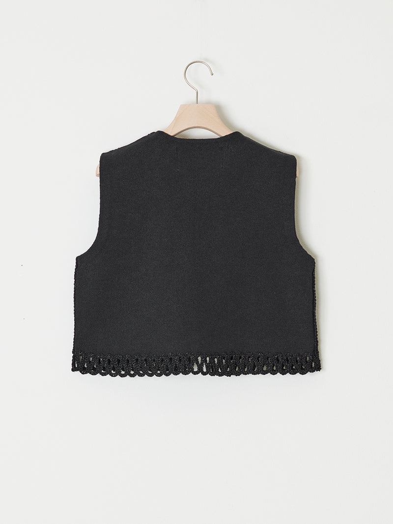 CORD EMBROIDERY VEST