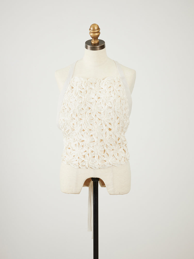 TAPE EMBROIDERY APRON