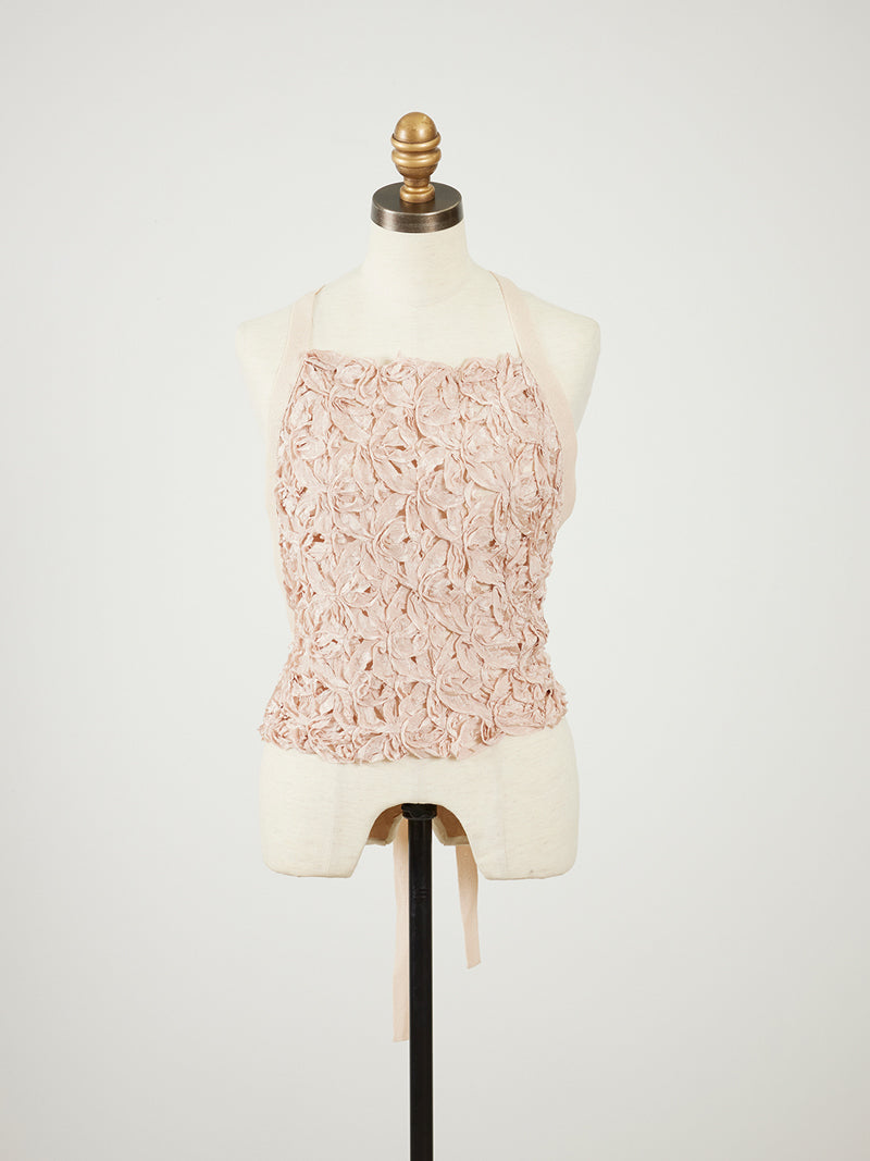 TAPE EMBROIDERY APRON