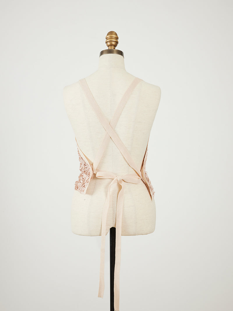 TAPE EMBROIDERY APRON