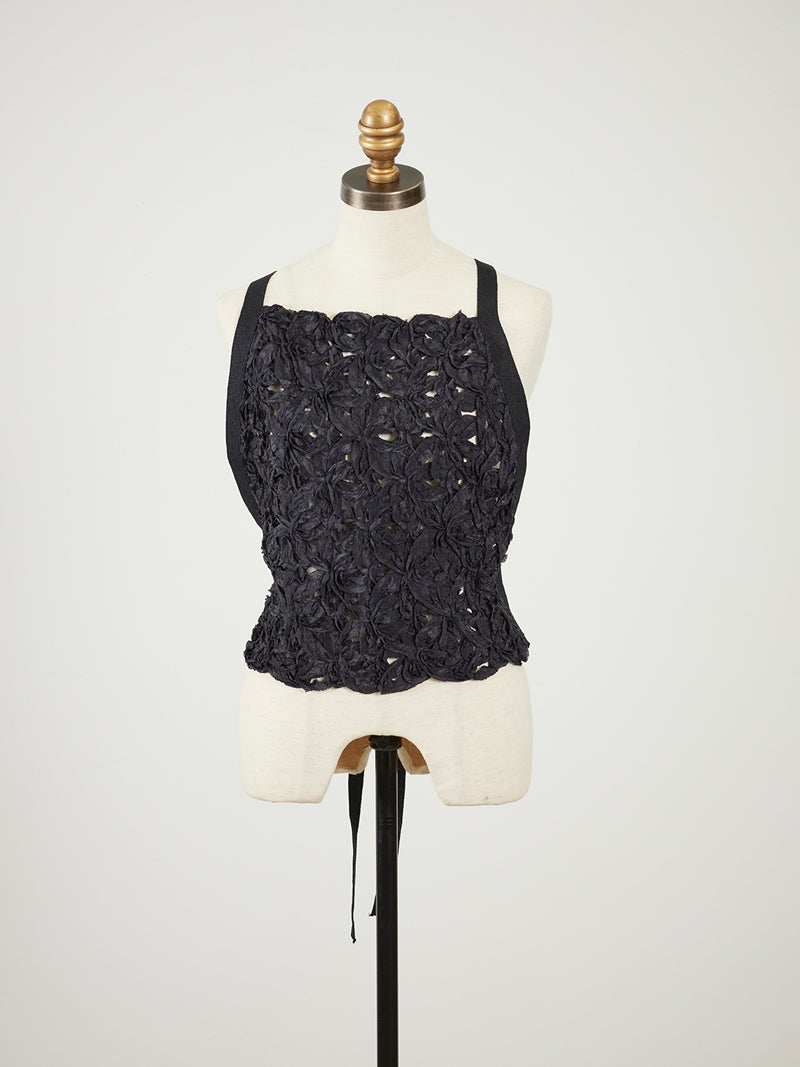 TAPE EMBROIDERY APRON