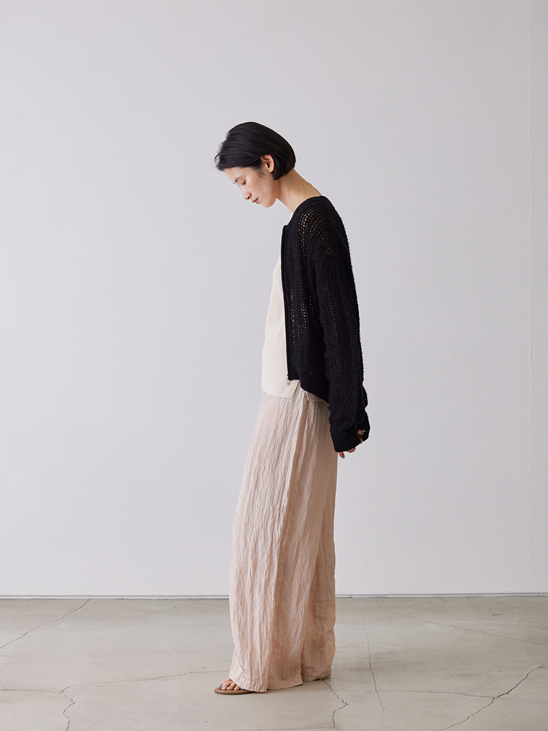 TAPE EMBROIDERY TWO-PIECE TROUSER SET