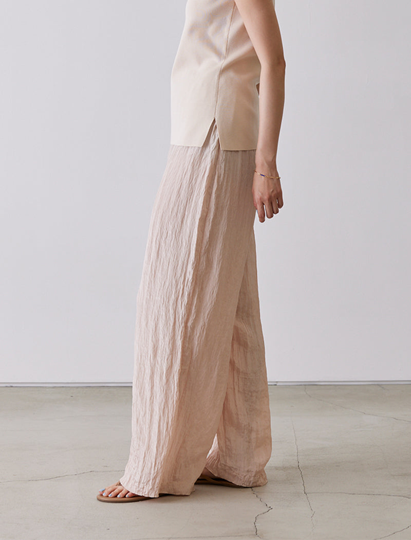 TAPE EMBROIDERY TWO-PIECE TROUSER SET