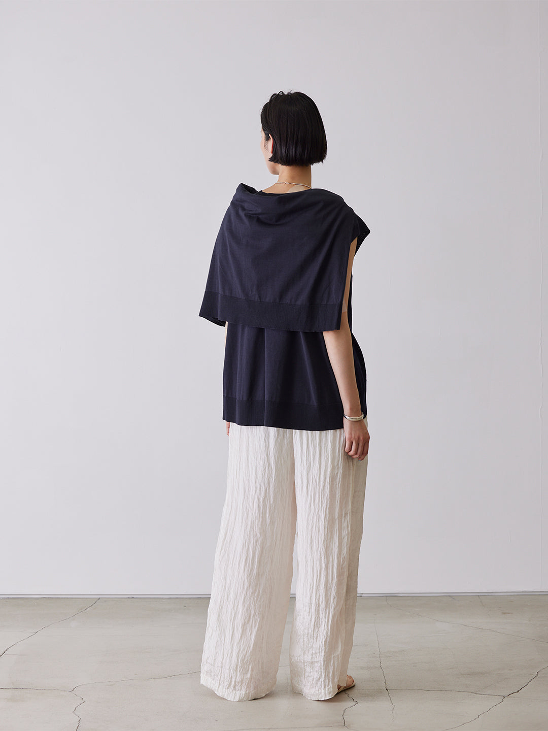 TAPE EMBROIDERY TWO-PIECE TROUSER SET