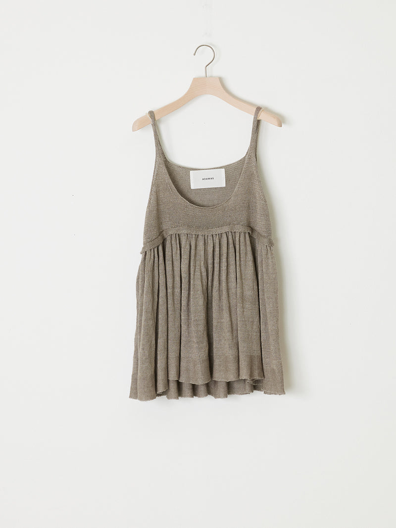 LINEN KNIT TOP
