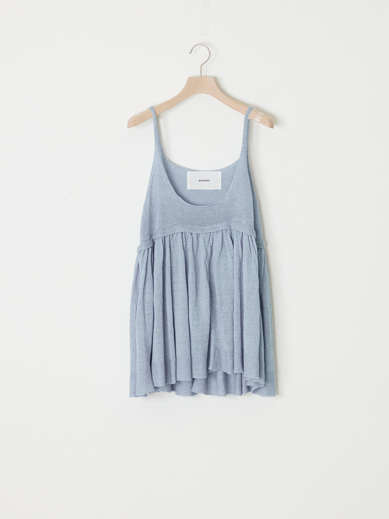 LINEN KNIT TOP